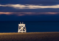 Lifeguard Stand at Dusk Lifeguard Stand at Dusk